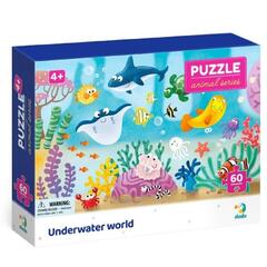 Puzzle - Distractie cu animalute marine ( 60 piese)