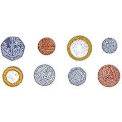 Learning Resources Set cu 700 monede de jucarie (lire)