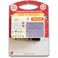 Calendarul meu anual - Invat cu Montessori - de la 3 la 6 ani