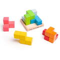 BIGJIGS Toys Joc de logica - Cub 3D