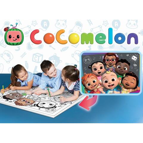 LISCIANI Puzzle de colorat maxi - Invatam cu Cocomelon (24 piese)