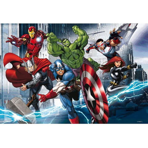 LISCIANI Puzzle de colorat - Avengers in misiune (60 de piese)
