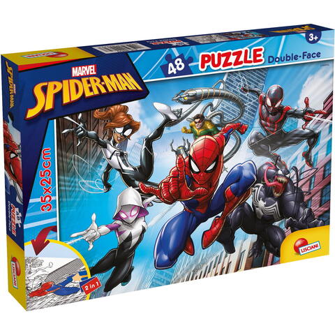 LISCIANI Puzzle de colorat - Spiderman (48 de piese)
