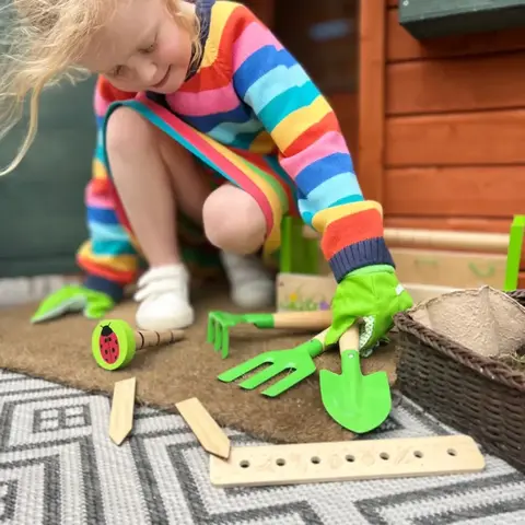 BIGJIGS Toys Setul micutului gradinar