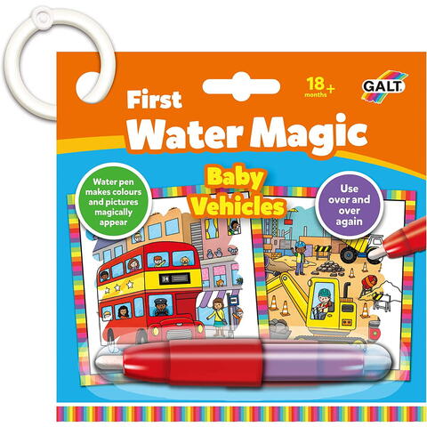 Galt Baby Water Magic: Carte de colorat Vehicule