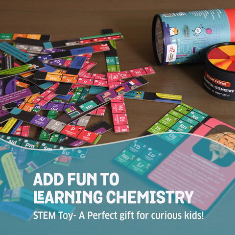 Chalk and Chuckles Joc Smart Sticks - Tabelul periodic al elementelor
