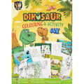 Grafix Carte de colorat cu activitati - Dinozaur
