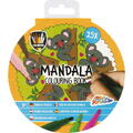 Grafix Carte de colorat - Mandale (galben)