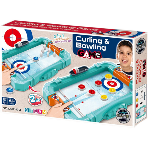 Bufnitel Joc 2 in 1 - Bowling & Curling
