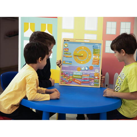 BIGJIGS Toys Calendar magnetic vremea - limba romana - RESIGILAT