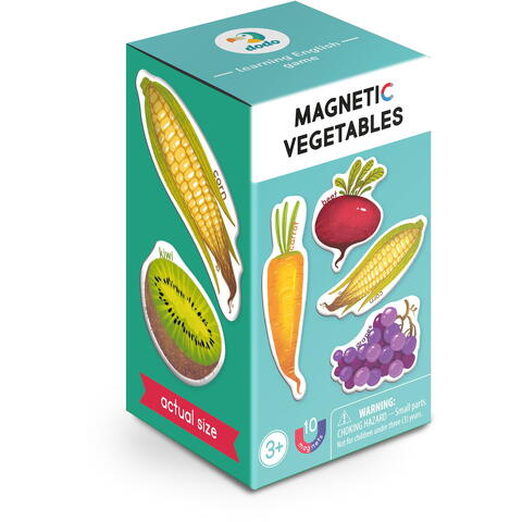 Dodo Set magnetic - Invat legume si fructe in lb. engleza