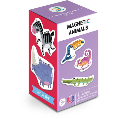 Dodo Set magnetic - Invat animalutele in lb. engleza
