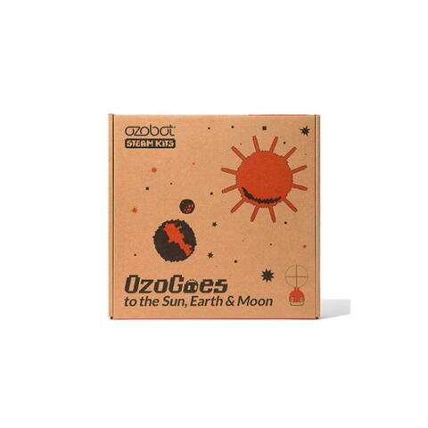 Ozobot Extensie STEAM  - OzoGoes & Soarele, Pamantul si Luna
