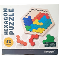 Keycraft Puzzle din lemn - Hexagon