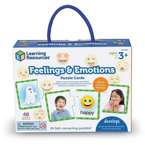 Learning Resources Puzzle duo - Emotii si sentimente - RESIGILAT