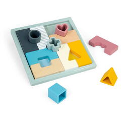 BIGJIGS Toys Joc 2 in 1 mozaic (pastel)