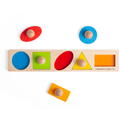 BIGJIGS Toys Tablita din lemn - Potriveste formele