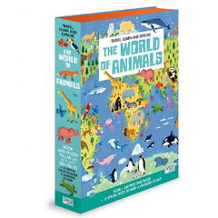 Cunoaste si exploreaza -  Puzzle Lumea animalelor (200 piese) - RESIGILAT