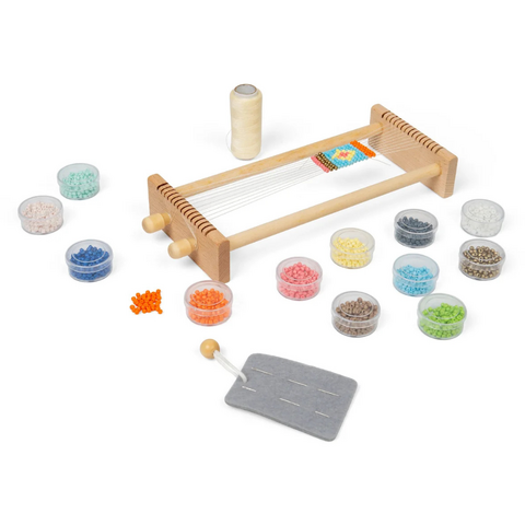 BIGJIGS Toys Kit de tesut cu margele