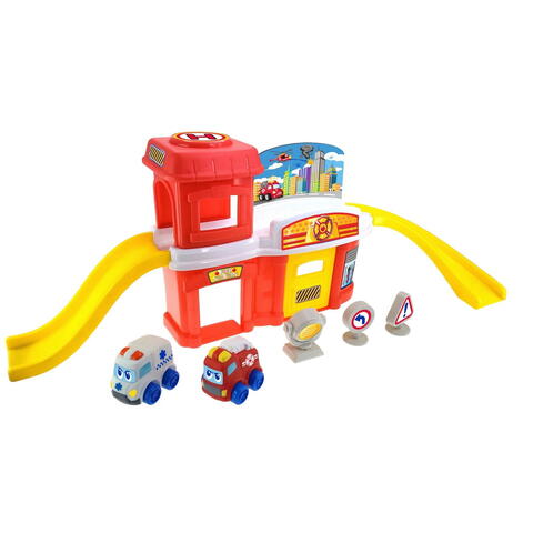 Little Learner Joc de constructie - Prima mea statie de pompieri