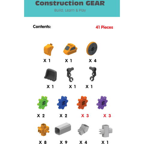 STEM kidz Set de constructie 3 in 1 STEM  - Robotel & masinute saniter