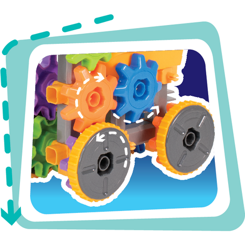 STEM kidz Set de constructie 3 in 1 STEM  - Robotel & masinute saniter