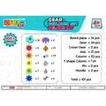 STEM kidz Set de constructie cu rotite Deluxe (100 piese)