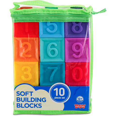 Little Learner Set 10 cuburi senzoriale moi