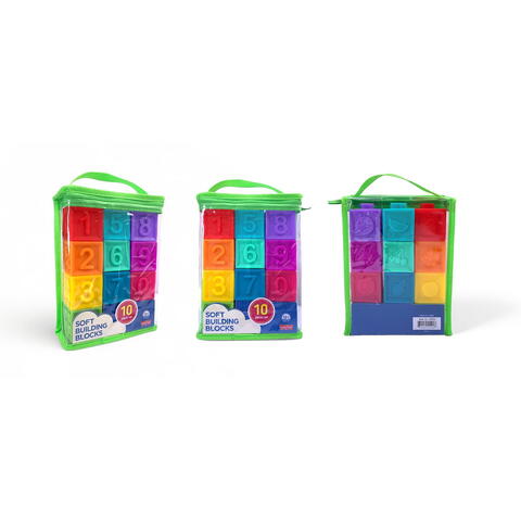 Little Learner Set 10 cuburi senzoriale moi