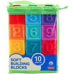 Little Learner Set 10 cuburi senzoriale moi