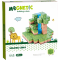 Bufnitel Cuburi magnetice - In natura 64 piese (2.5 cm)