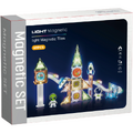 Bufnitel Labirint magnetic Diamond cu lumini - In spatiu 69 piese (7.5 cm)