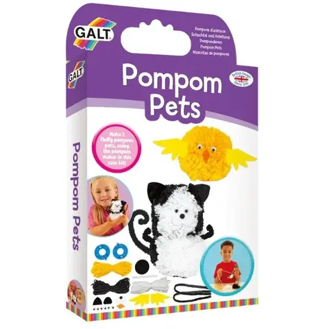 Galt Set creativ - Pompoane cu animalute
