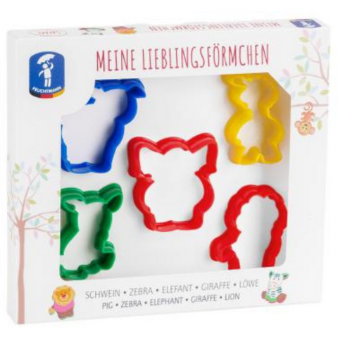 FEUCHTMANN Set forme pentru plastilina - Animalute safari