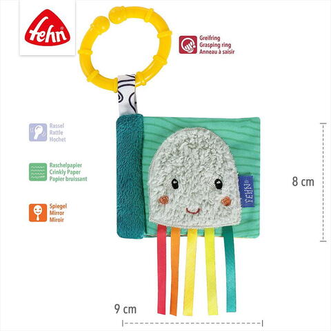 Fehn Carticica pentru bebelusi - Caracatita colorata