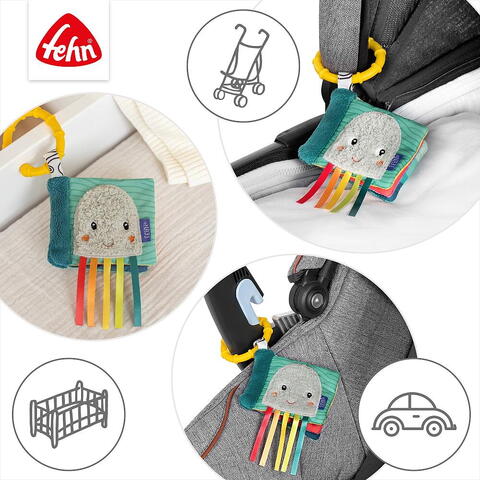Fehn Carticica pentru bebelusi - Caracatita colorata