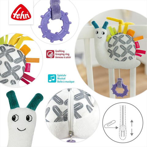 Fehn Jucarie muzicala mini - Melc prietenos