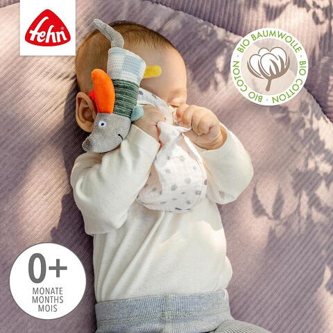 Fehn Jucarie doudou mini - Catelus NATUR