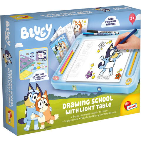 LISCIANI Tablita de desen cu lumini - Bluey