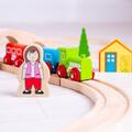 BIGJIGS Toys Set tren cu cale ferata circulara