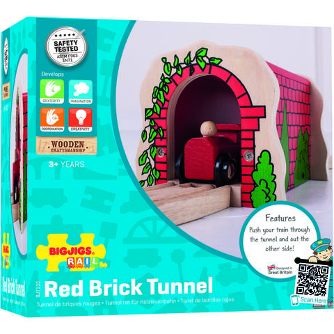 BIGJIGS Toys Tunel din caramida