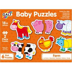 Galt Baby Puzzle: Ferma (2 piese)