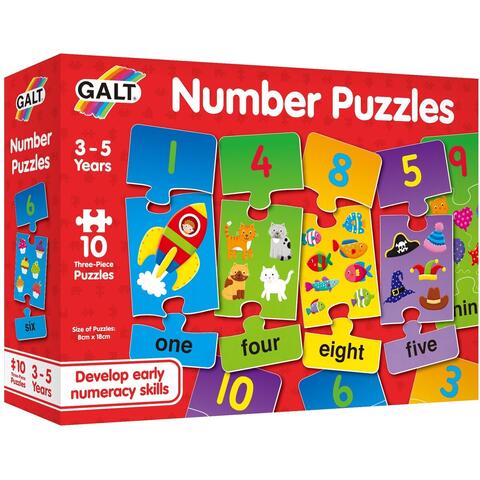 Galt Puzzle cu numere (3 piese)
