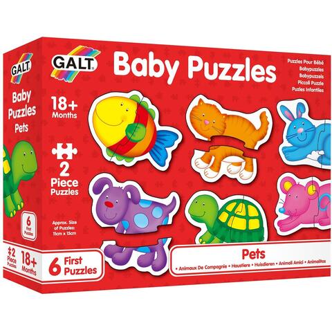 Galt Baby Puzzle: Animale de companie (2 piese)