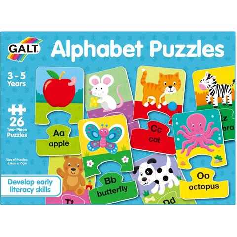 Galt Set 26 de puzzle-uri Alfabet (2 piese)