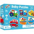 Galt Baby Puzzles: Set de 6 puzzle-uri Transport (2 piese)