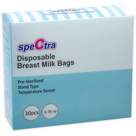 SPECTRA Pungi stocare lapte matern cu fermoar (30 buc.)