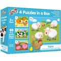 Galt Set 4 puzzle-uri Animale de la ferma (4, 6, 8, 12 piese)