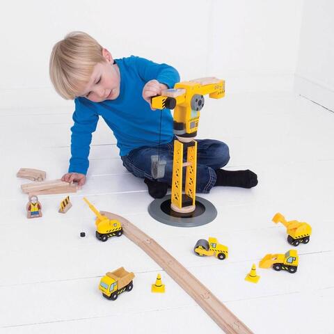BIGJIGS Toys Set constructie - Macara