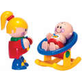 Tolo Toys First Friends: Figurine fetita si bebelus